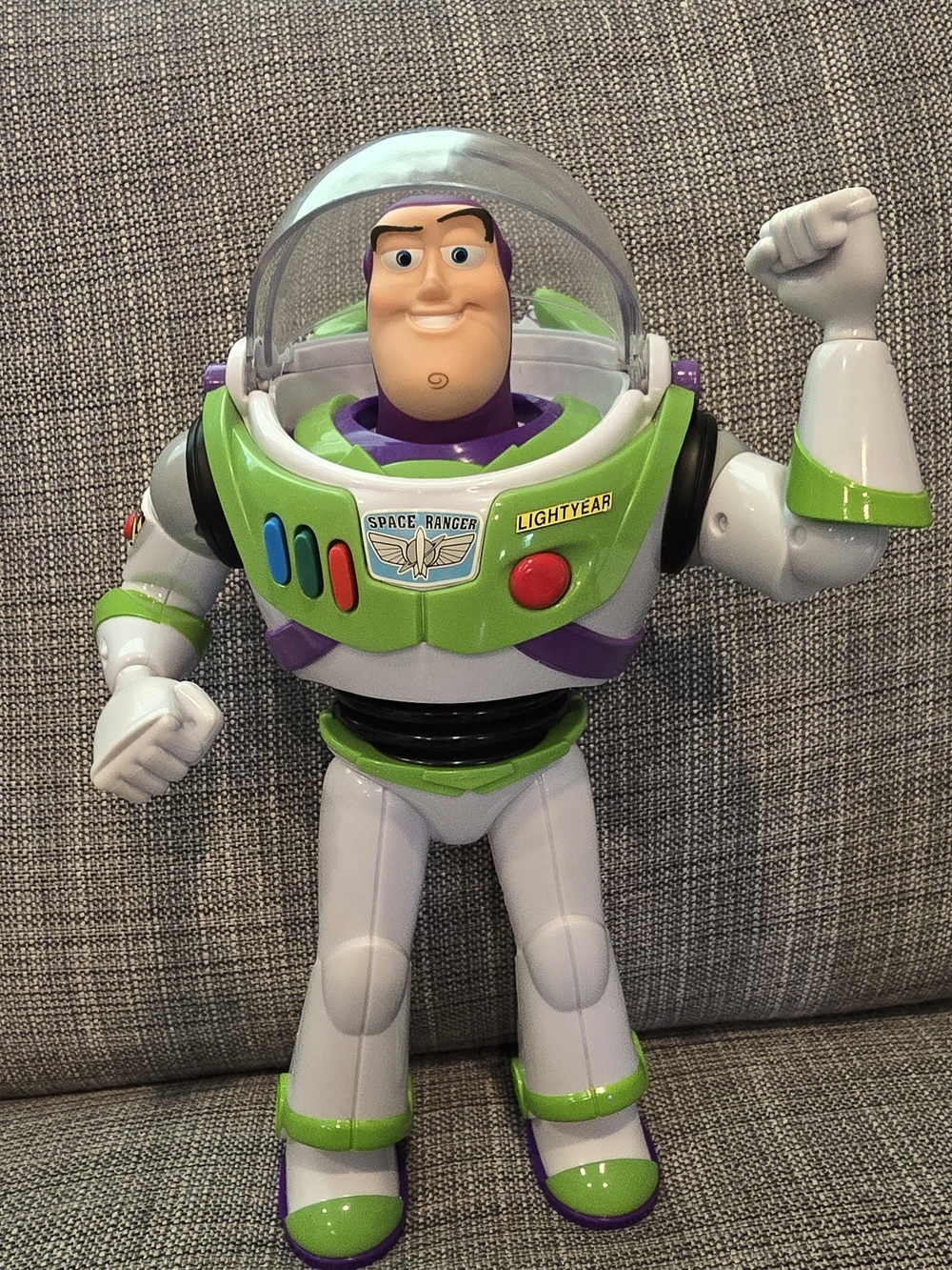 Buzz Lightyear Action Figure - Green & White Space Ranger Toy
